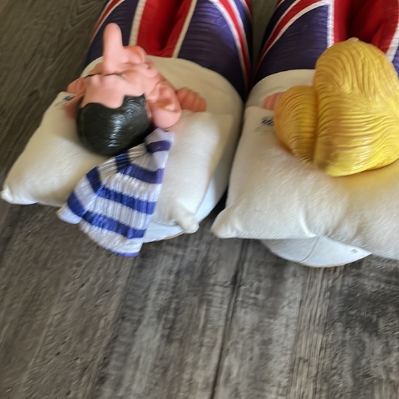King Charles & Princess Diana rare Union Jack vintage slippers main image 6